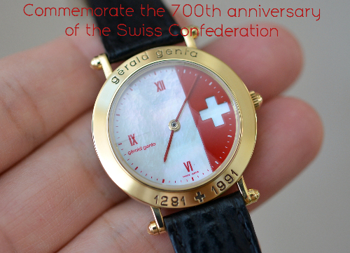 ジェラルドジェンタ スイス建国700周年記念モデル #Limited Edition G3291.7
