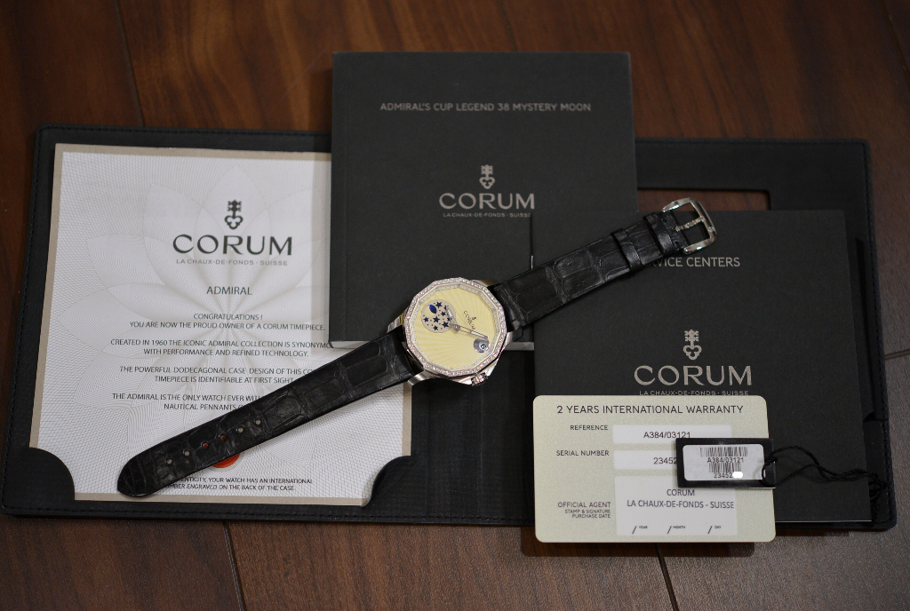 コルム アドミラル 38 ミステリームーン A384/03121