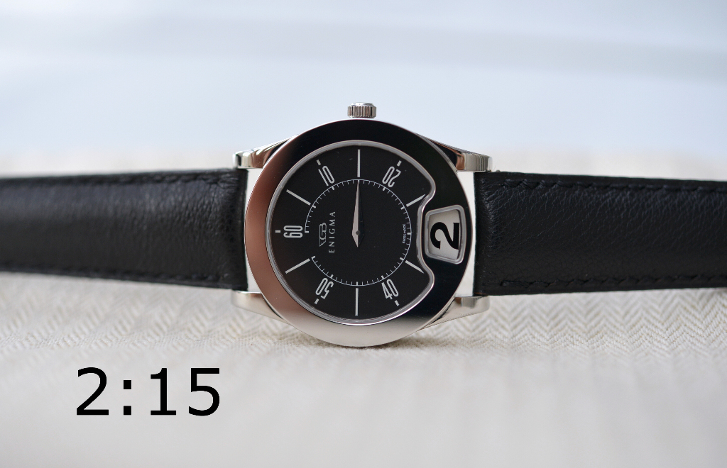 エニグマ GIANNI BULGARI バイタイム エキセントリック “ジャンピングアワー” 114163S