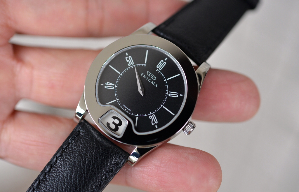 エニグマ GIANNI BULGARI バイタイム エキセントリック “ジャンピングアワー” 114163S