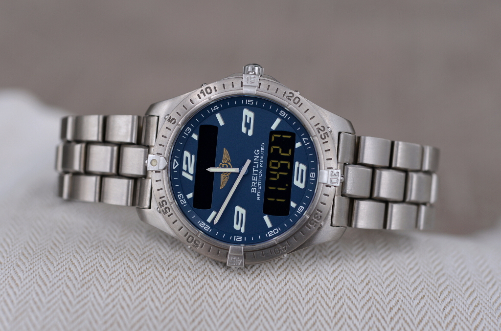 ブライトリング エアロスペース レピティションミニッツ E65062