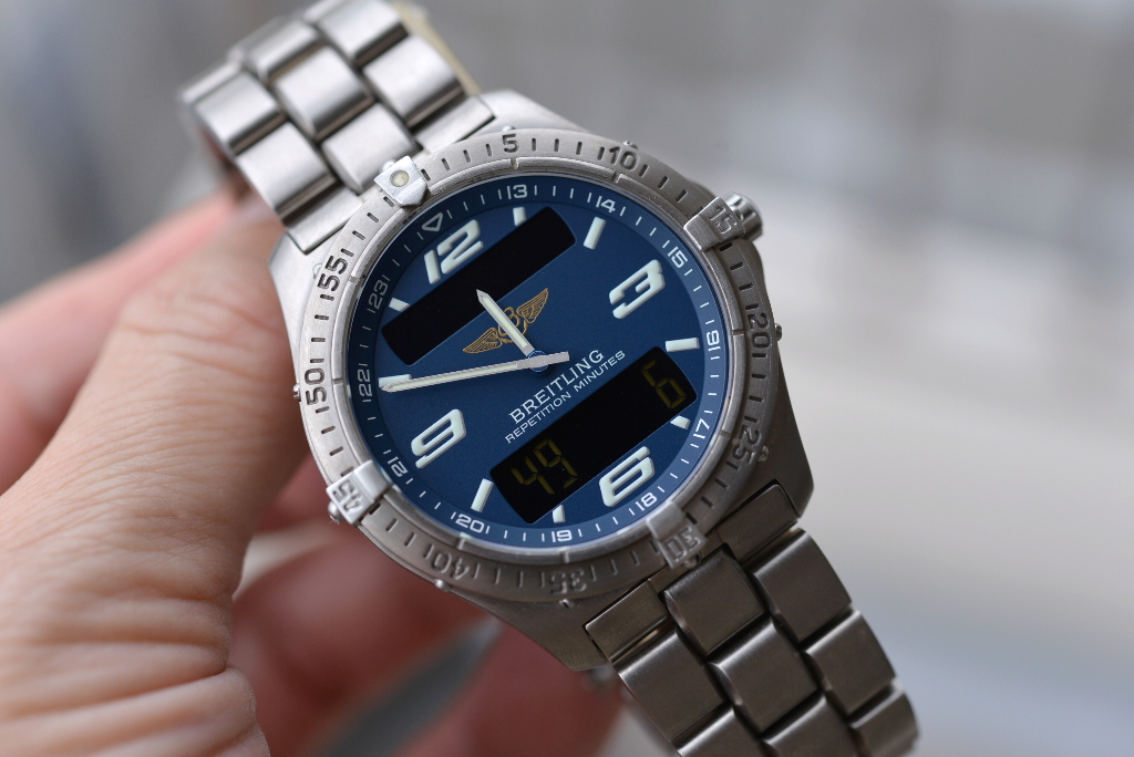 ブライトリング エアロスペース レピティションミニッツ E65062