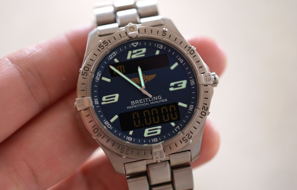 ブライトリング エアロスペース レピティションミニッツ E65062