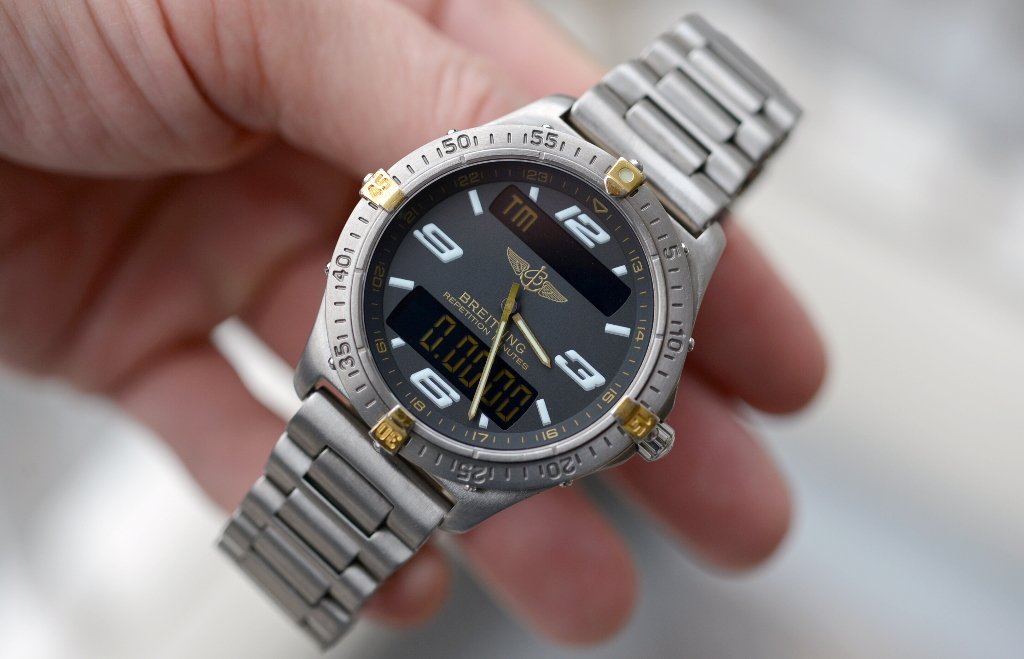 ブライトリング エアロスペース レピティションミニッツ F65062