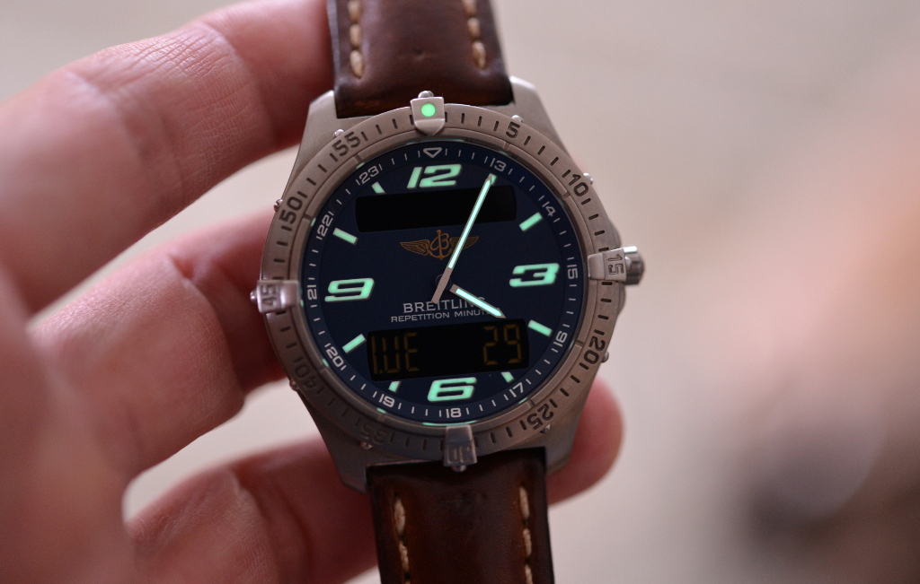 ブライトリング エアロスペース レピティションミニッツ E65062