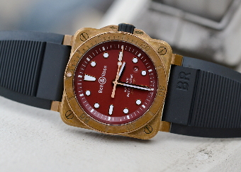 BR ダイバー バーガンディ ブロンズ #Limited BR0392-D-RD-BR/SCA